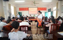 我县开展防范和打击非法集资宣传日活