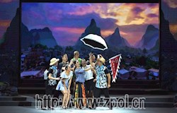 本土原创小音乐剧《安迪来了》在黄姚大剧院录制