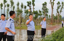 我县开展“一赛一节”安保踩点工作