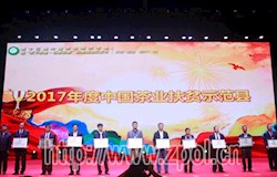 我县荣获“2017年度中国茶业扶贫示范县”称号