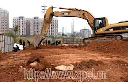 我县对中医院搬迁项目开展保护性施工