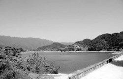 青山锦绣水库美