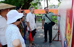 我县开展集中征兵宣传活动