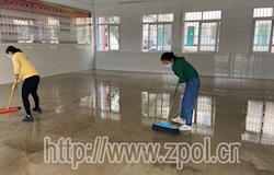 营造整洁校园环境  “净”待学子归来