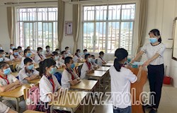 我县第二批学生分时错峰 平稳有序开学
