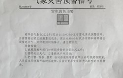 气象灾害预警信号