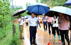 贺州市市长彭代元督导检查防汛减灾工作