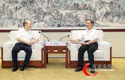 贺州市委书记李杰云会见中国工程院院士、博世科公司创始人王双飞