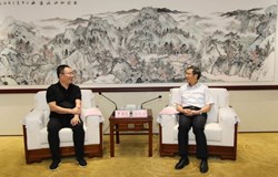 贺州市委书记李杰云会见自治区人民政府驻广州办事处党组书记、主任李葆盛