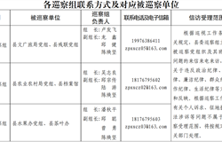 十五届县委第四轮巡察公告