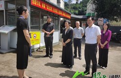 唐玉梅到昭平县开展《中华人民共和国基本医疗卫生与健康促进法》执法检查工作