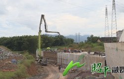 【聚焦“三个年”行动】昭平县江口至练滩路网工程项目新进展：连接线箱涵浇筑工作已完成