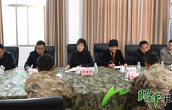 市领导李倩倩到驻昭部队开展春节慰问活动