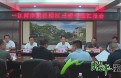 周强主持召开一江两岸项目桂江三桥专题汇报会