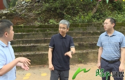 何翔到昭平县调研督导汛期防汛工作