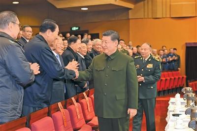 中央军委举行慰问驻京部队老干部迎新春文艺演出